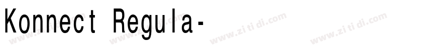 Konnect Regula字体转换 Konnect Regula字体转换